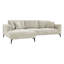 Riviera 4 Seater Corner Sofa, Fabric, 286cm Modern L-Shaped with Metal Legs-144078390-138465302
