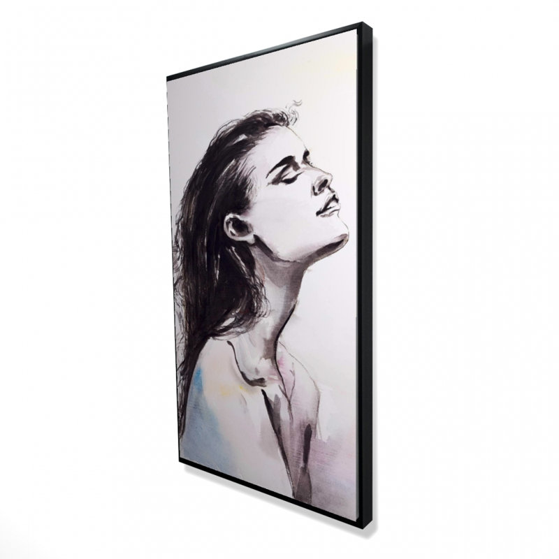 Bare skin - 24"x48" Framed canvas