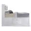 Grand lit plateforme avec rangement Amonte
