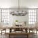 12 - Light LED Dimmable Wagon Wheel Large Staircase Chandelier