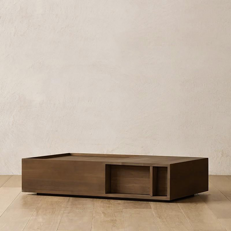 Retro light luxury floor coffee table