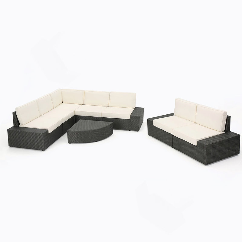 Ensemble modulaire d'extérieur 8 pièces Santa Cruz