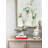 Holiday Magnolia Leaf Arrangement in a Ceramic Vase
