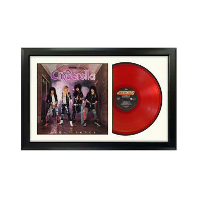 Cinderella "Night Songs" Framed Record with White Mat