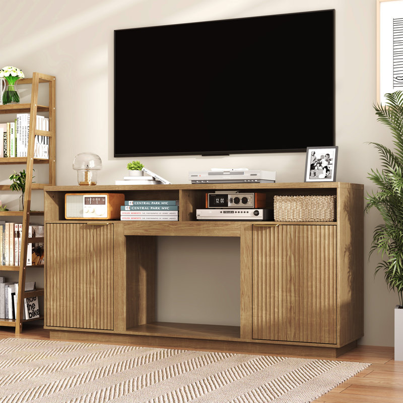Meuble télé 59 po x 15,75 po COCO DESIGN, jaune, Jaune, Non