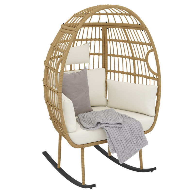 Dakota Fields Outdoor Rocking Egg Chair