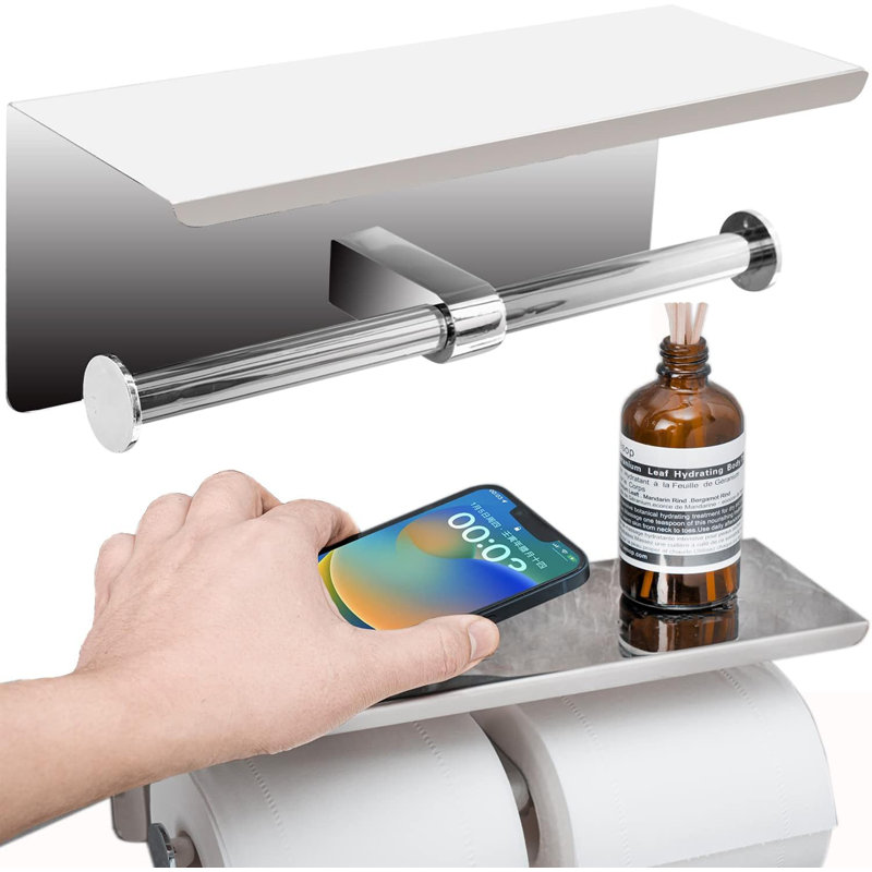 Porte-papier hygiénique encastré
