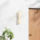 Erby Single Light Glass Aluminum Dimmable LED Flush Mounted Sconce