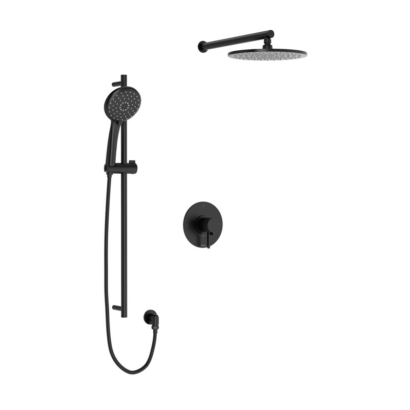 Système de douche complet avec valve brute de Ténériffe
