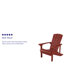 Commercial All-Weather Adirondack Chair in Faux Wood-863079683