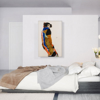 "Moa Mandu" par Egon Schiele, reproduction d'art sur toile tendue