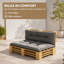 Coussins de remplacement épais, coussins de palette d'extérieur (coussin seulement)-744643446