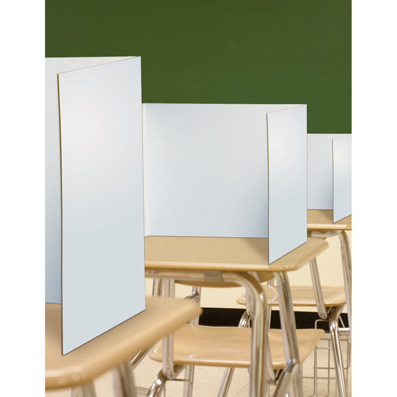 Panneaux d'intimité Pacon Corporation, blanc, 48 po x 16 po, 4 planches