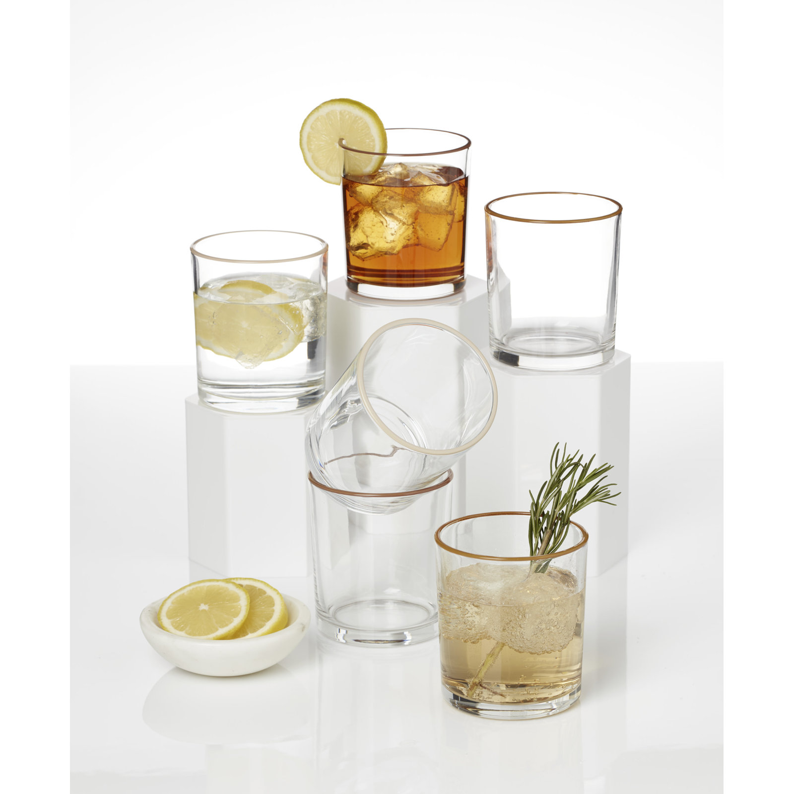 24 Seven Sunbaked Medium Tumbler, Set of 6