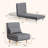 33'' H Modern Kentyn Chair Bed: Upholstered, Adjustable Backrest & Versatile Seating