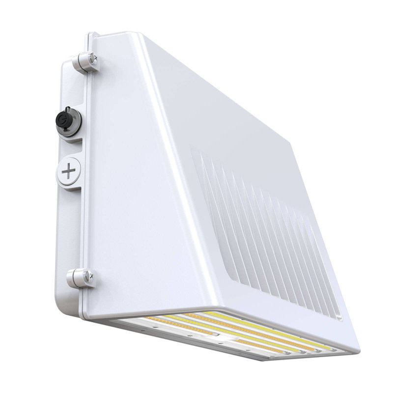 Ensemble mural à DEL blanc avec ampoule commerciale à découpage complet 90 W / 63 W / 45 W 3 000 K / 4 000 K / 5 000 K 120-277 V à intensité variable pour bâtiment, homologué UL