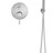 Shower System, Wall Mounted Shower Faucet Set For Bathroom With High Pressure 10" Stainless Steel Rain Shower Head Handheld Shower Set, 2 Way Pressure Balance Shower Valve Kit-118580336