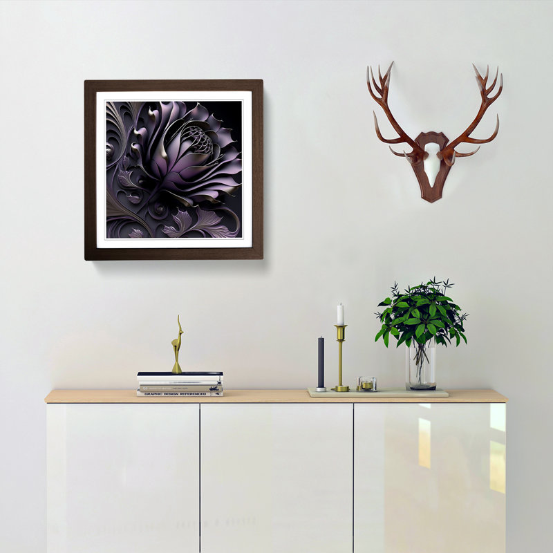 Lavender Flower Deco - Framed Print