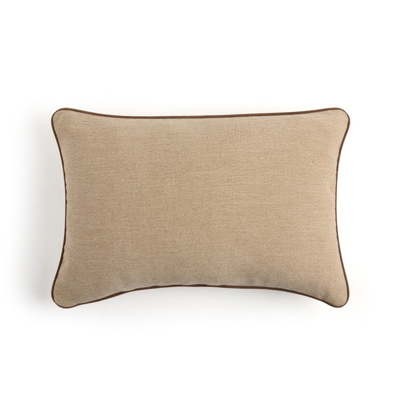 Vienna Lumbar Throw Pillow, Rectangle 16"H x 24"W, Laughlin Natural