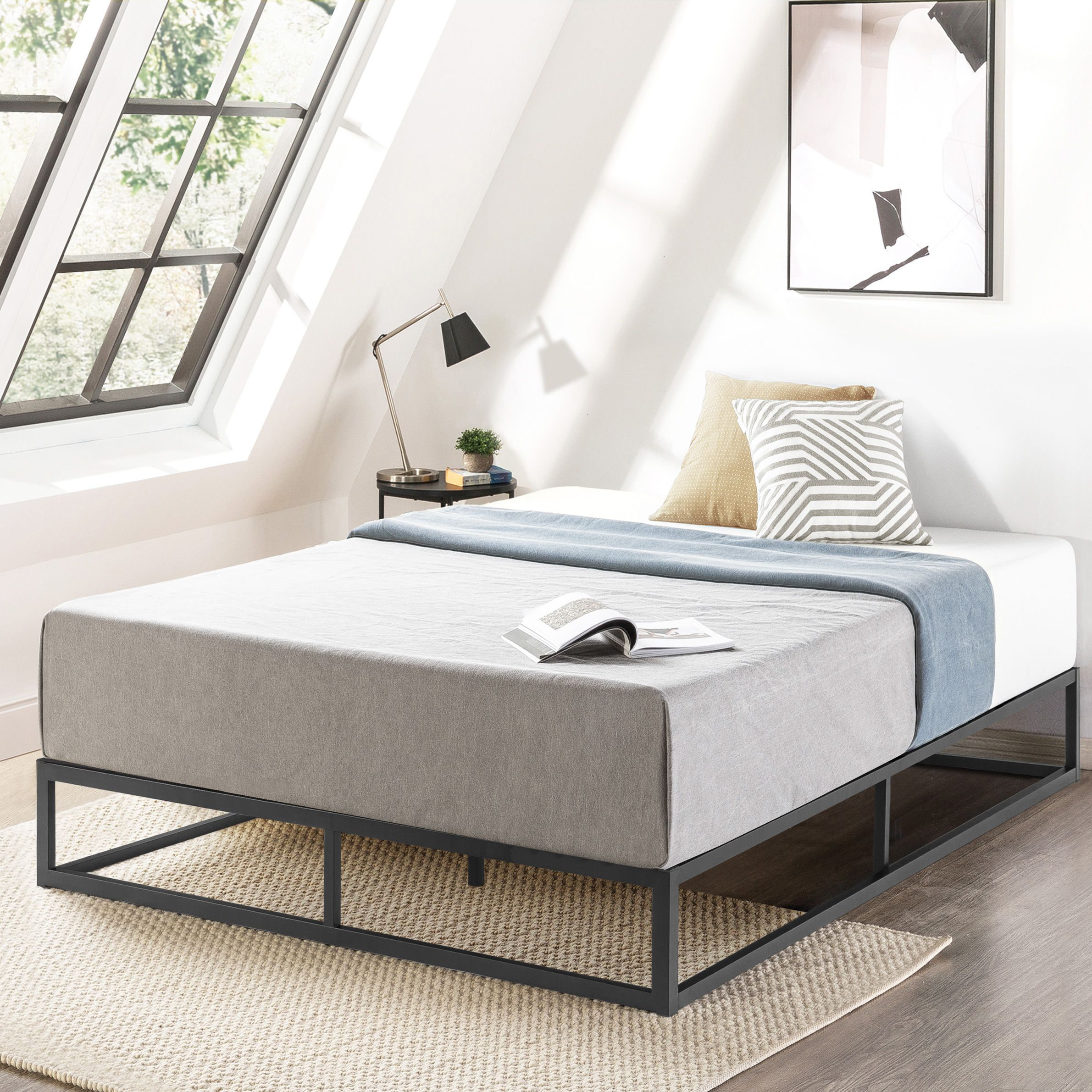 Mellow Modernista 10'' Steel Bed Frame & Reviews | Wayfair