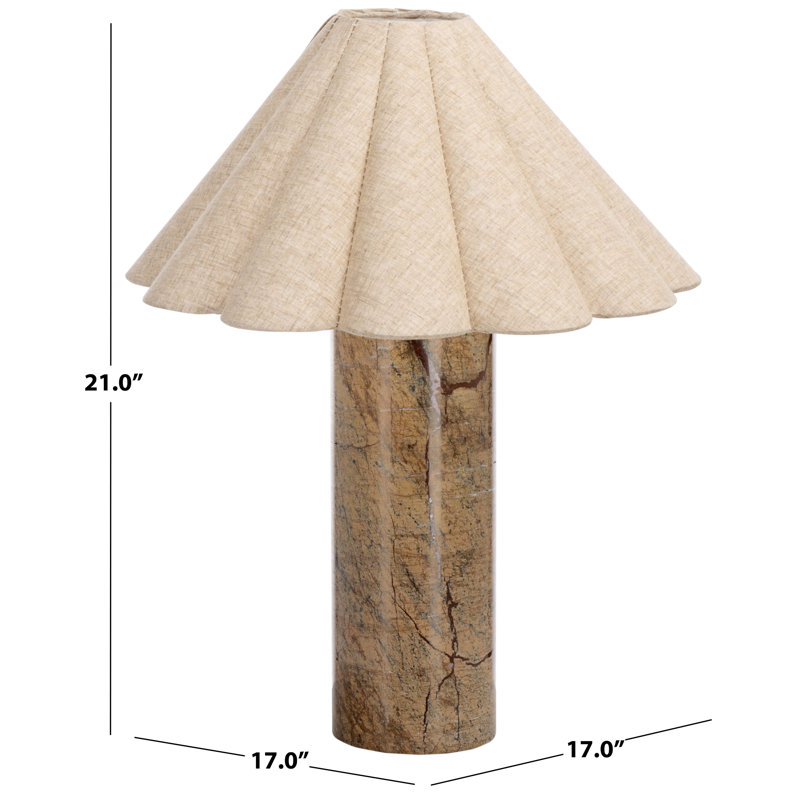 Emilie 21 Inch Marble Table Lamp