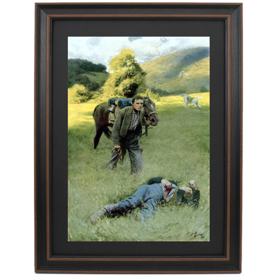 A Lonely Duel In The Middle Of A Great Sunny Field By Howard Pyle