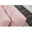 Tissu convertible futon avec pieds en métal doré (rose)