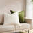 Terran Velvet Cotton Euro Sham Cover Cream-116554275