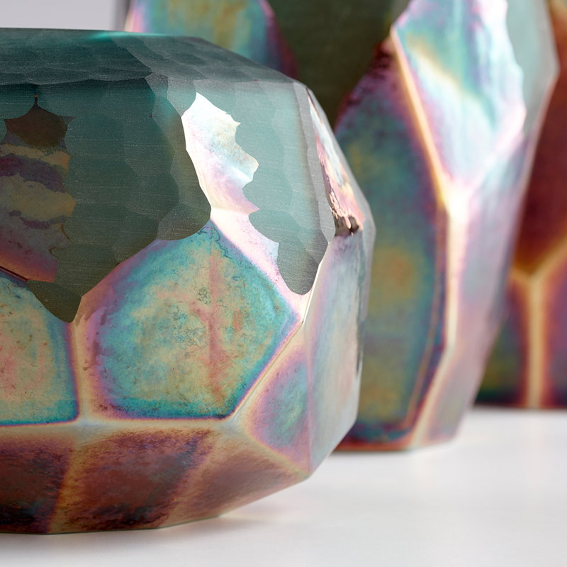 Roca Verde Glass Table Vase