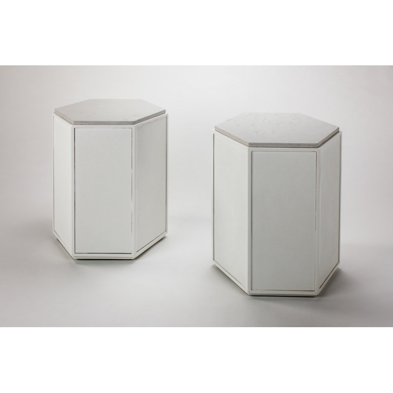 End Table, White