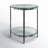 Betteanne Glass Top End Table