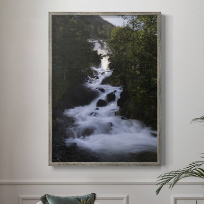 Feel the Rush Framed Print - Solid Wood