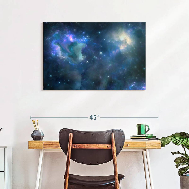 Oberle Space Nebula, 24" H x 36" W
