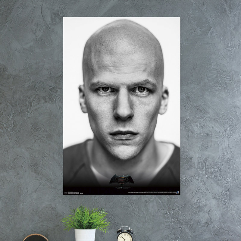 « batman v superman-luthor », impression sur papier