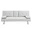 Bed With Armrest, Cover, Stainless Leg, 2, Package Height, Functional For Different Rooms Leather Futon Bed, Stable Base Security-1323625812