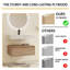 Elsar 30'' Wall-Mounted Single Bathroom Vanity With Resin Vanity Top-105045728