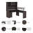 Shelonda Adjustable L-Shaped Computer Desk-108134215-108134213