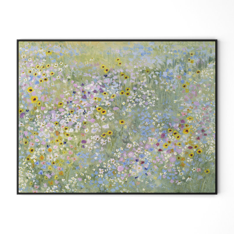 Meadow Painting by Brittany Smith, Black, 46.5" H x 60" W