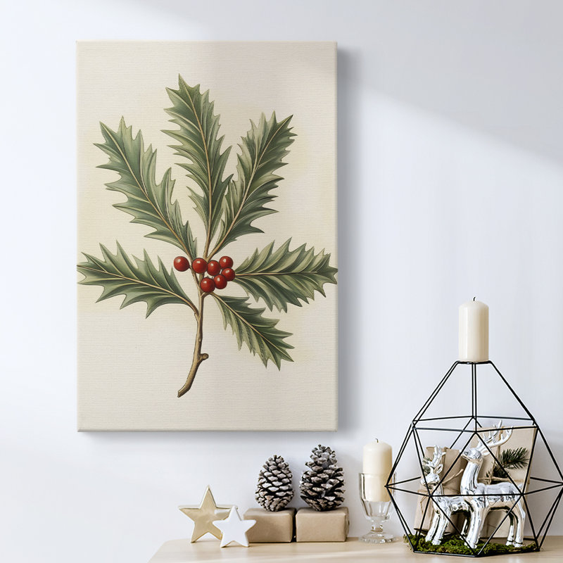 Art des Fêtes de Noël - Toile tendue avec châssis - Série 2-XLII, H 18 po x l 12 po