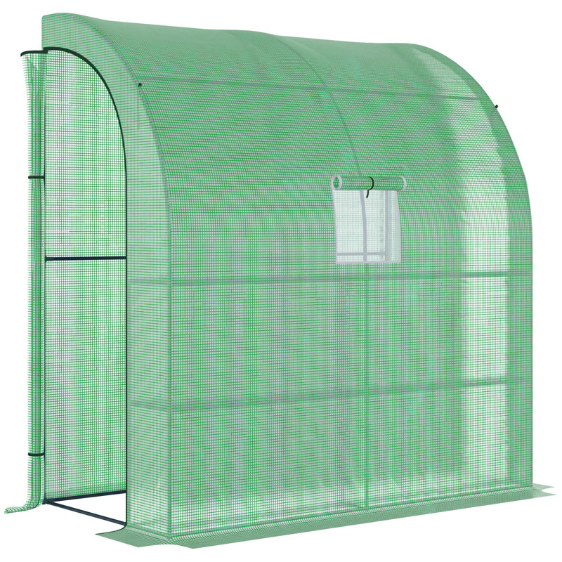 Serre Lean To Out de 7 pi x 3 pi x 7 pi Outsunny