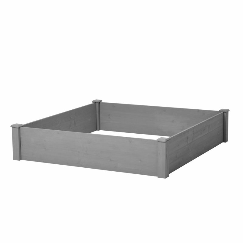 Lit de jardin surélevé, jardinière en bois pour l'extérieur