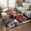 Moon Light Abstract Polypropylene Rug – Soft Pile, Machine Woven, Easy Clean Rug-1748666262