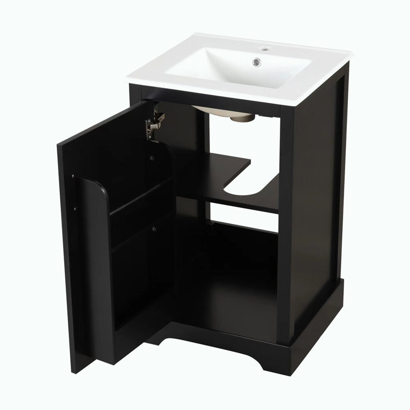 Bathroom Vanity with Ceramic Sink
