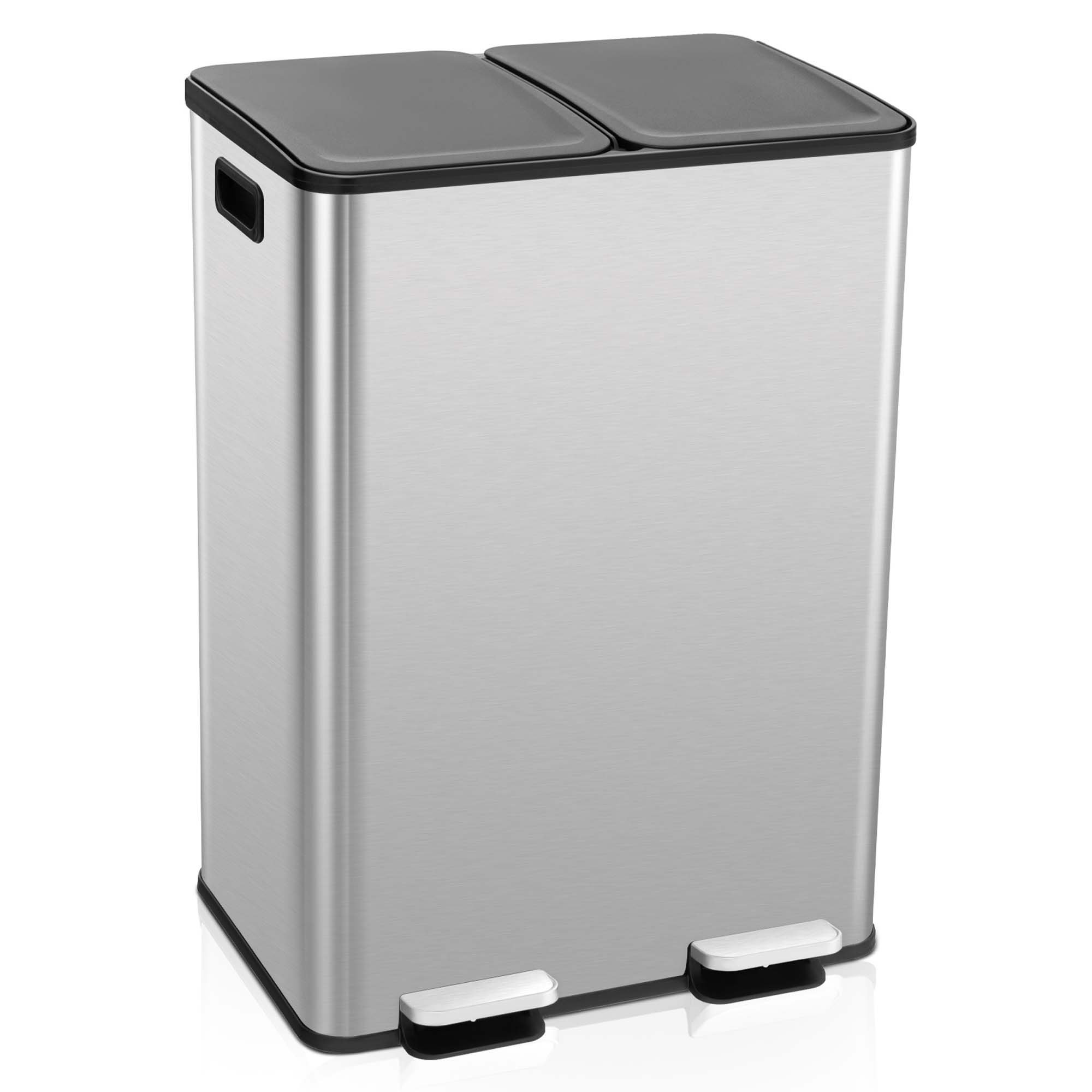 Costway Steel Step On Trash Can ( 16 Gallons ) | Wayfair