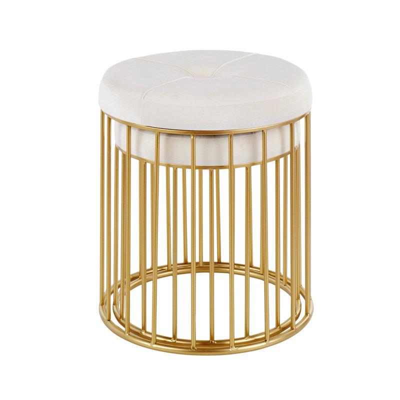 Repose-pieds rembourré Serena
