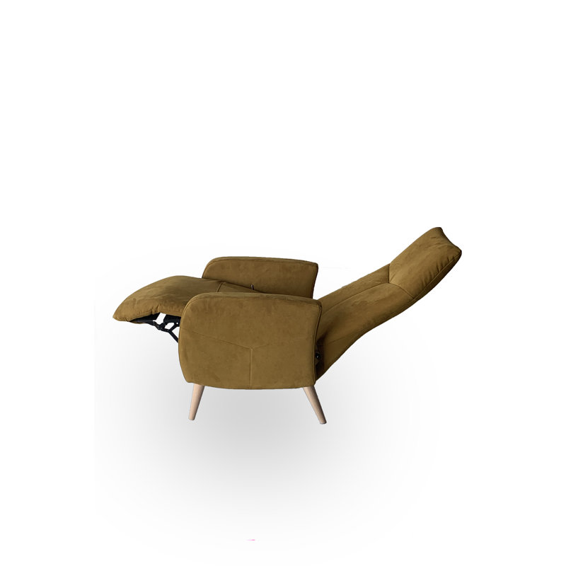 Anelisse 75cm Wide Rocker Standard Recliner, Yellow