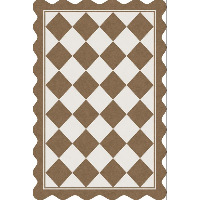 Tapis pour salon, tapis lavable à la machine et antidérapant, Bleu, Tapis de couloir 2 pi x 6 pi