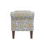 Rangement - Banc rabattable, revêtement floral 24,87 po Hauteur, motif, structure en bois franc, espace intérieur