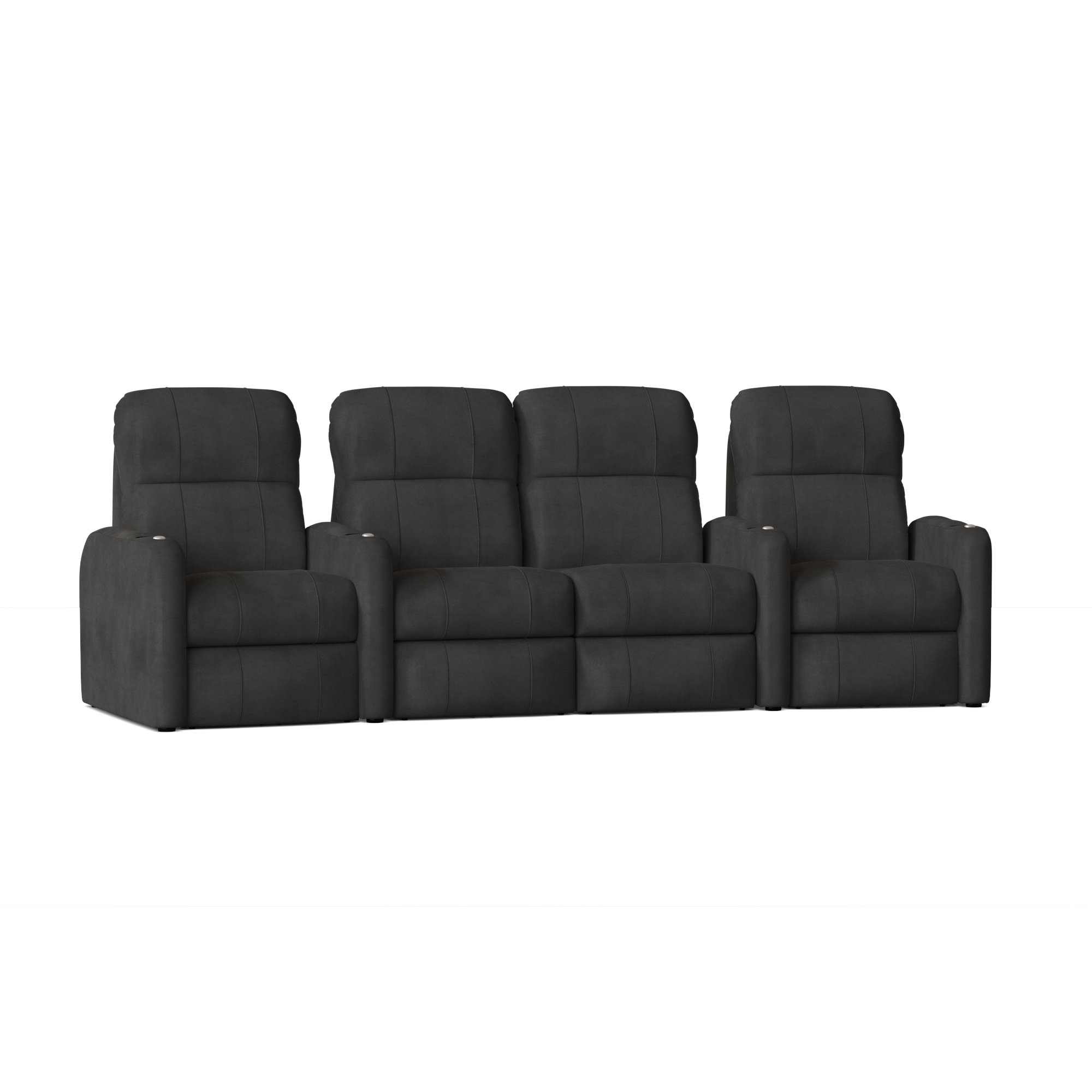Latitude Run® Home Theater Row Seating (Row of 4) Wayfair