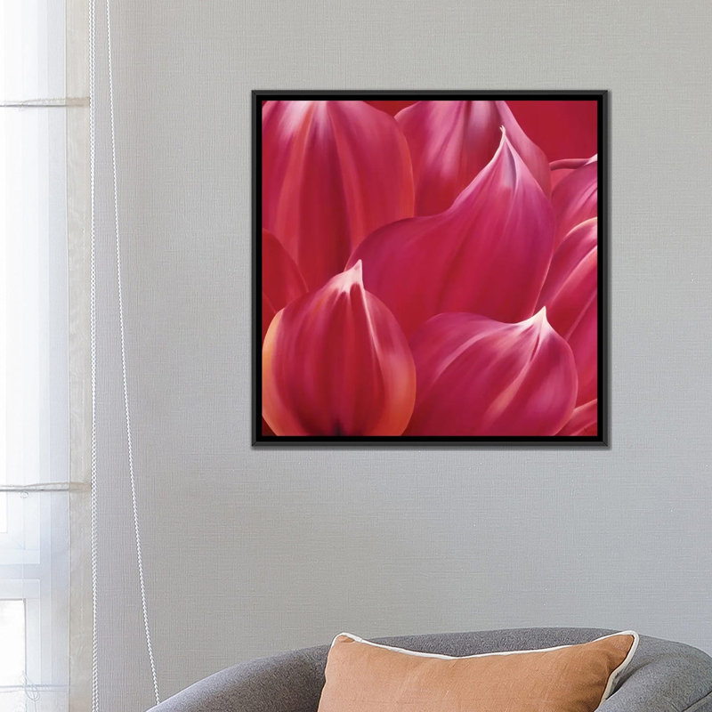 «Close Up», impression sur toile, H 18 po x l 18 po x P 1,5 po, Toile avec cadre noir, Pas de tapis